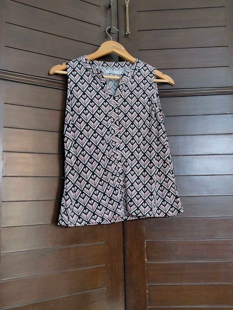 BOSSINI Women Printed Regular Fit Casual Top