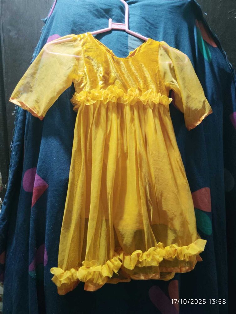 Yellow Party Dress