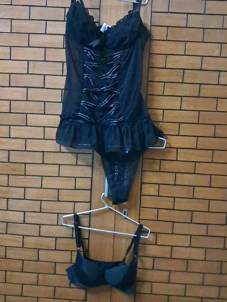 Combo Of Three  Imported Fabric Top N  Bra