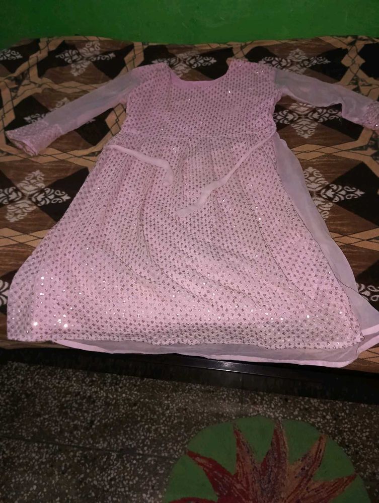 Midi Dress With Sequenze Work