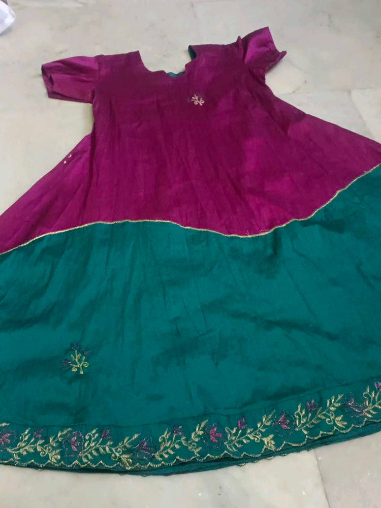 Long Silk Kurti