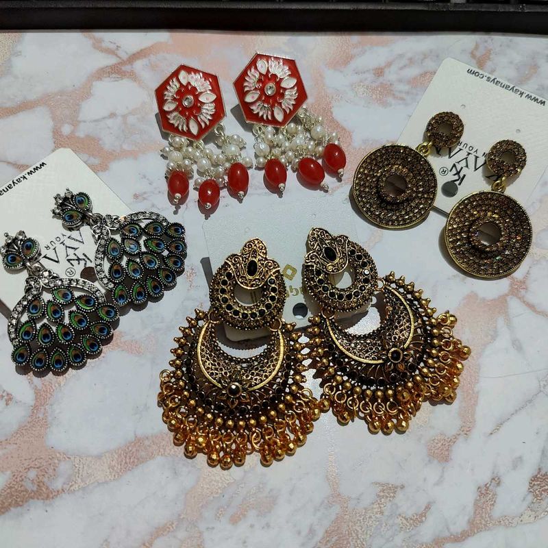 Set Of Four Clearance Earrings