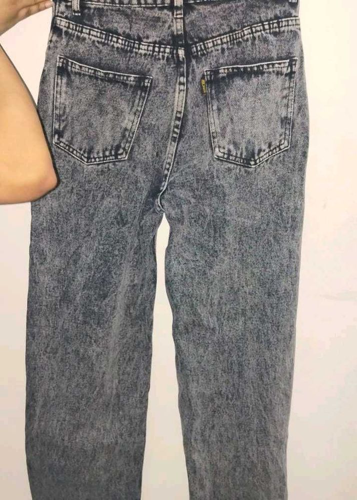 Acid Wash Denim Jeans