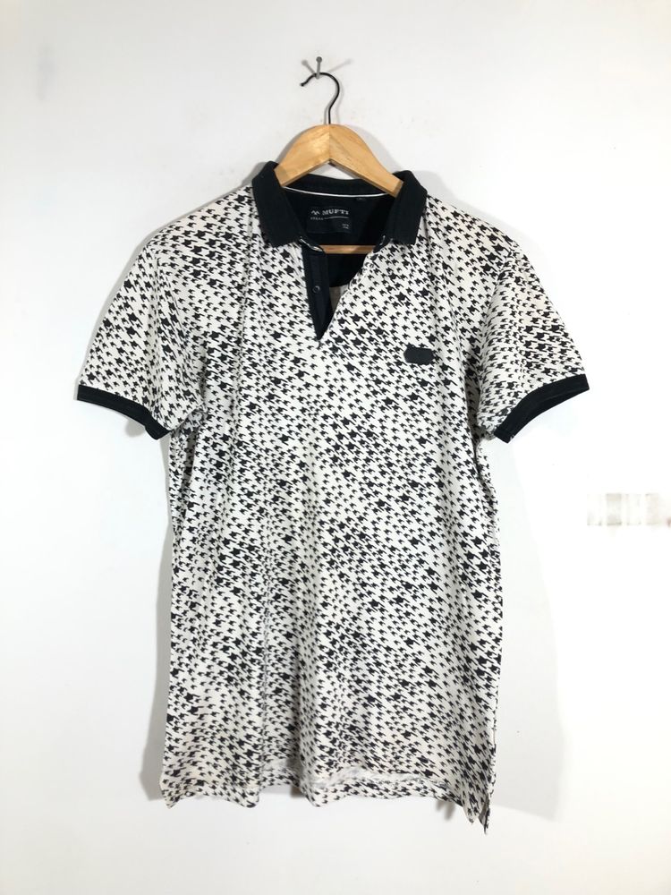 White&amp;Black Printed T-Shirt (Men’s)
