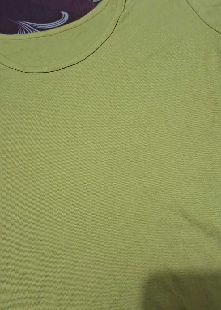 Basic Yellow Crop Top