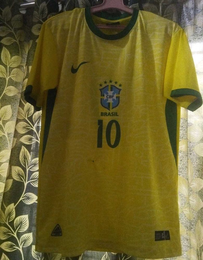 Vintage Brazil #10 Soccer Jersey