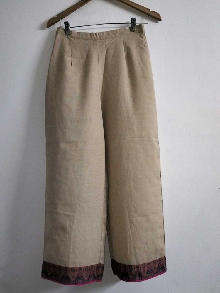 Beige Culottes Pants &amp; Kurta set