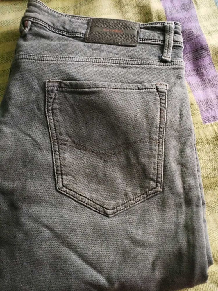 Gray Denim Jeans