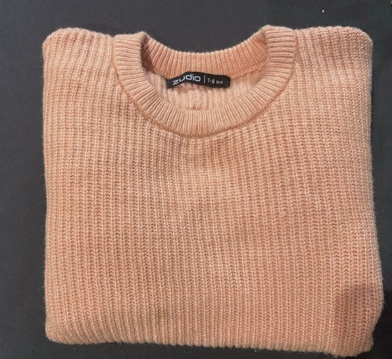 Zudio Knit Sweater - Size 7-8 Years