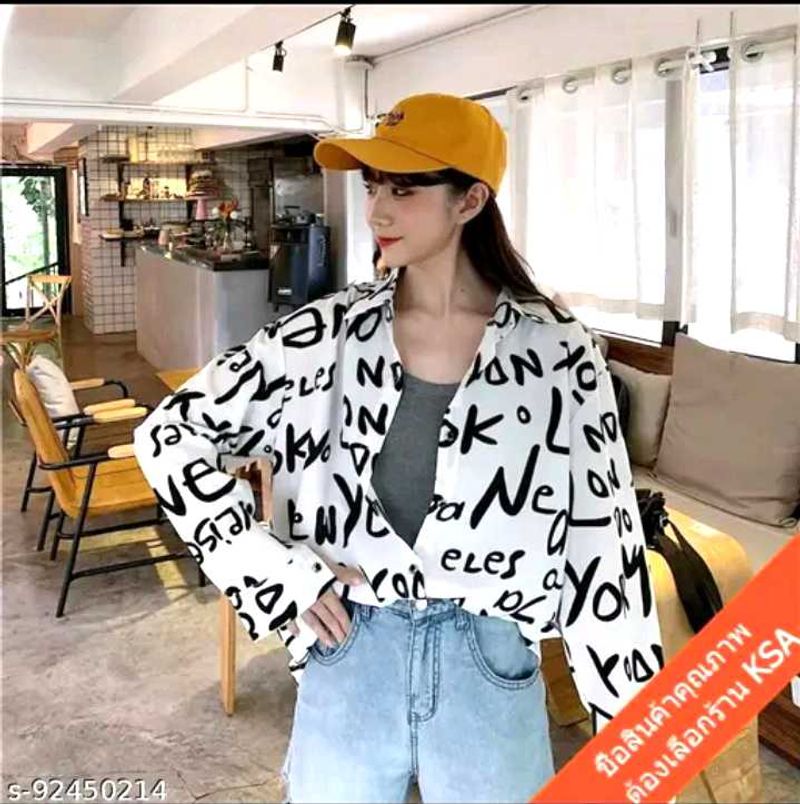 Trendy Graphic Print Shirt