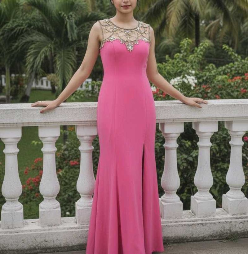 Elegant Pink Formal Gown