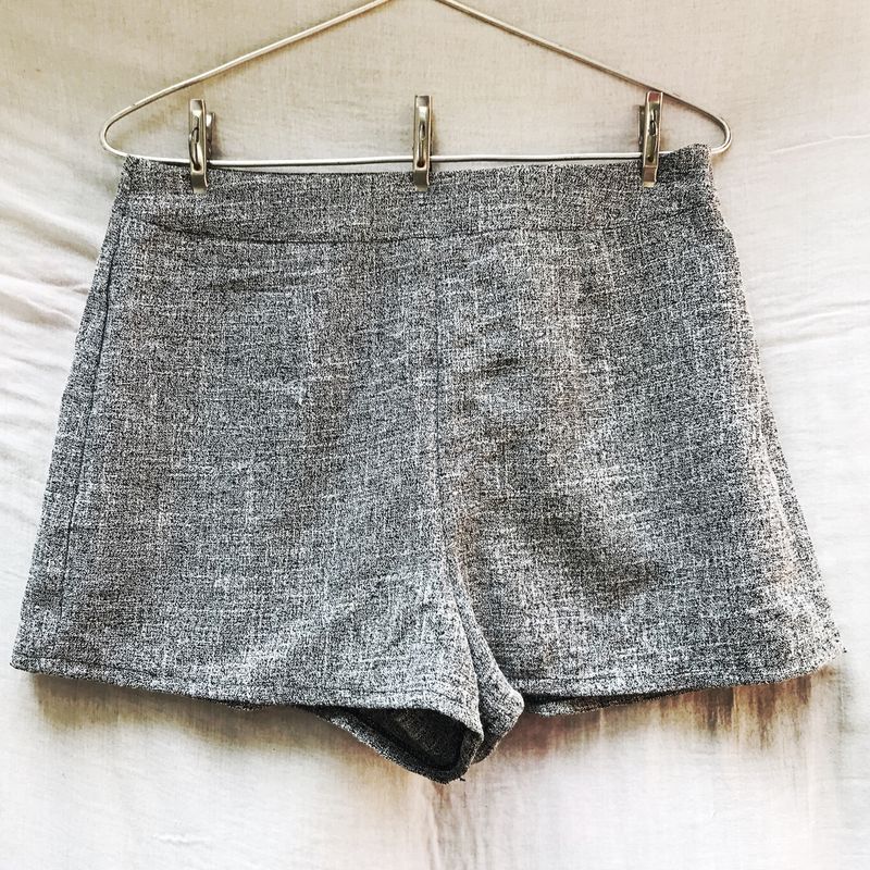 First J Korean Grey Shorts