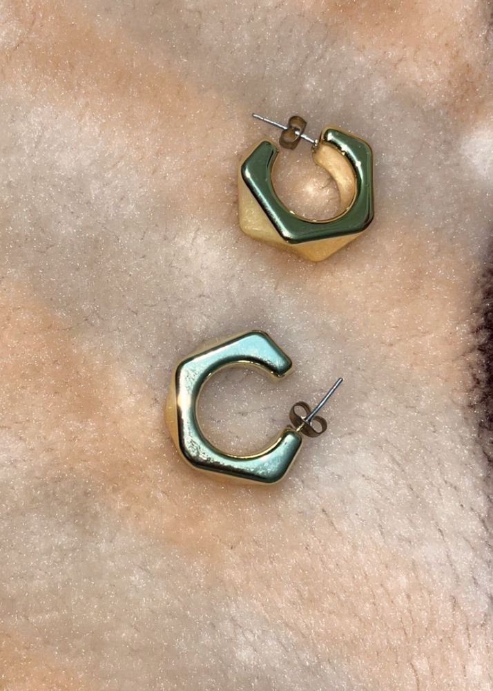 Geometric Hoop Earrings