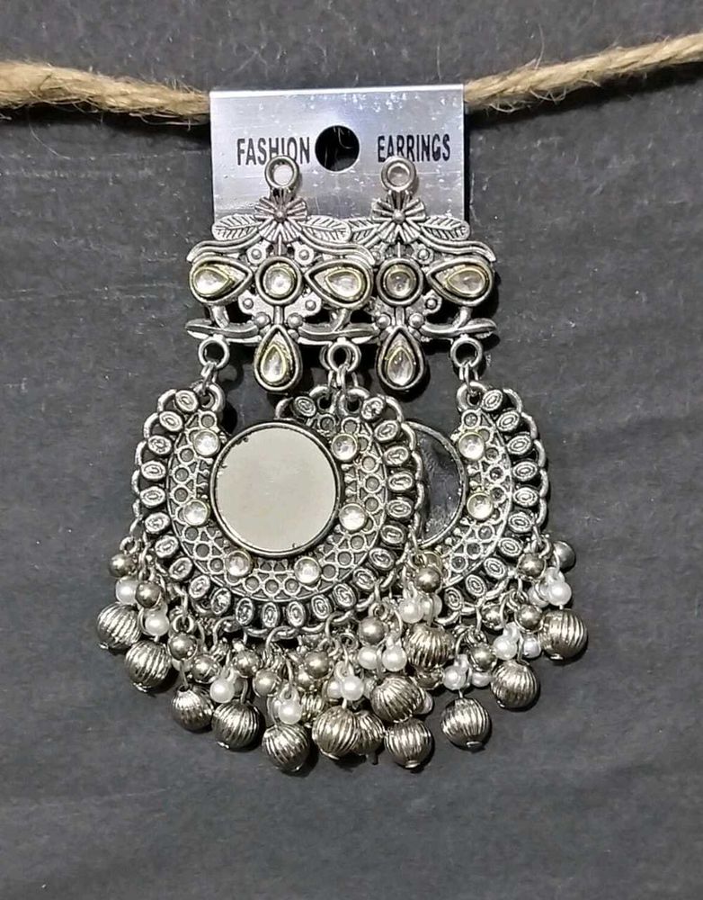 2 New Oxidised Earings