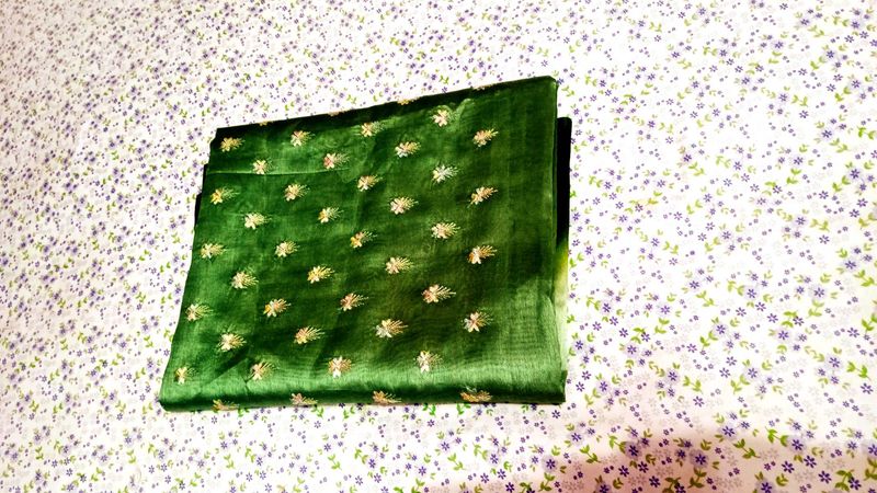 Green  silk saree