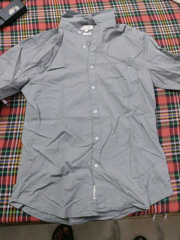 Grey Dress Shirt - Size M