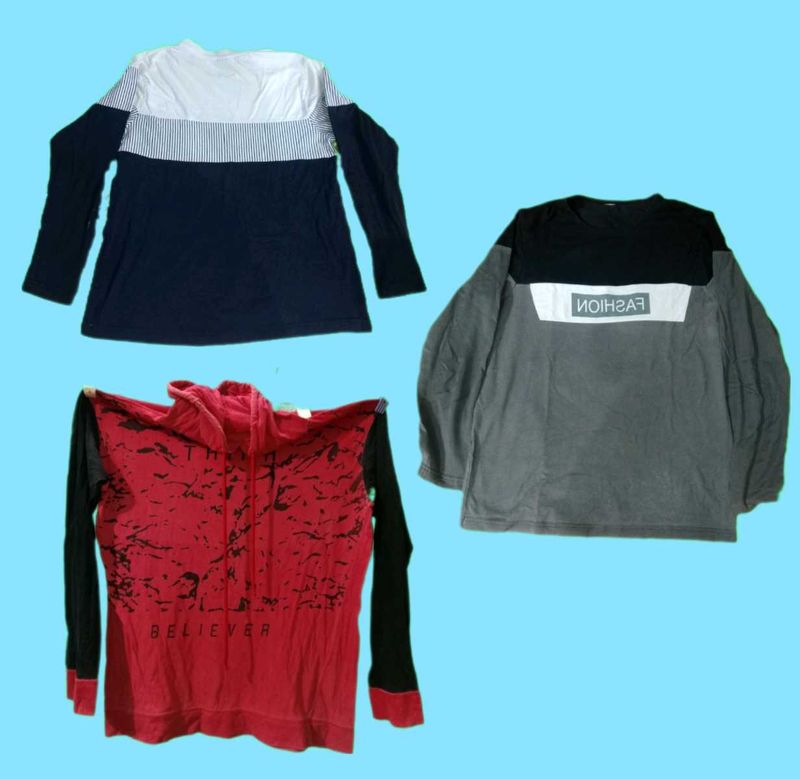 T-shirt For Men 3 Piece M Size
