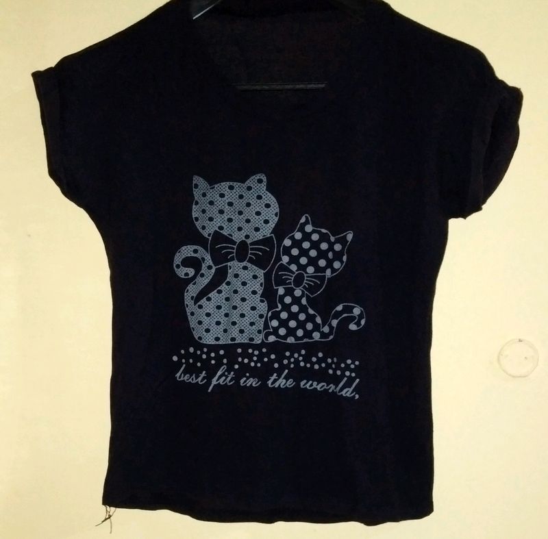 Printed Crop Top