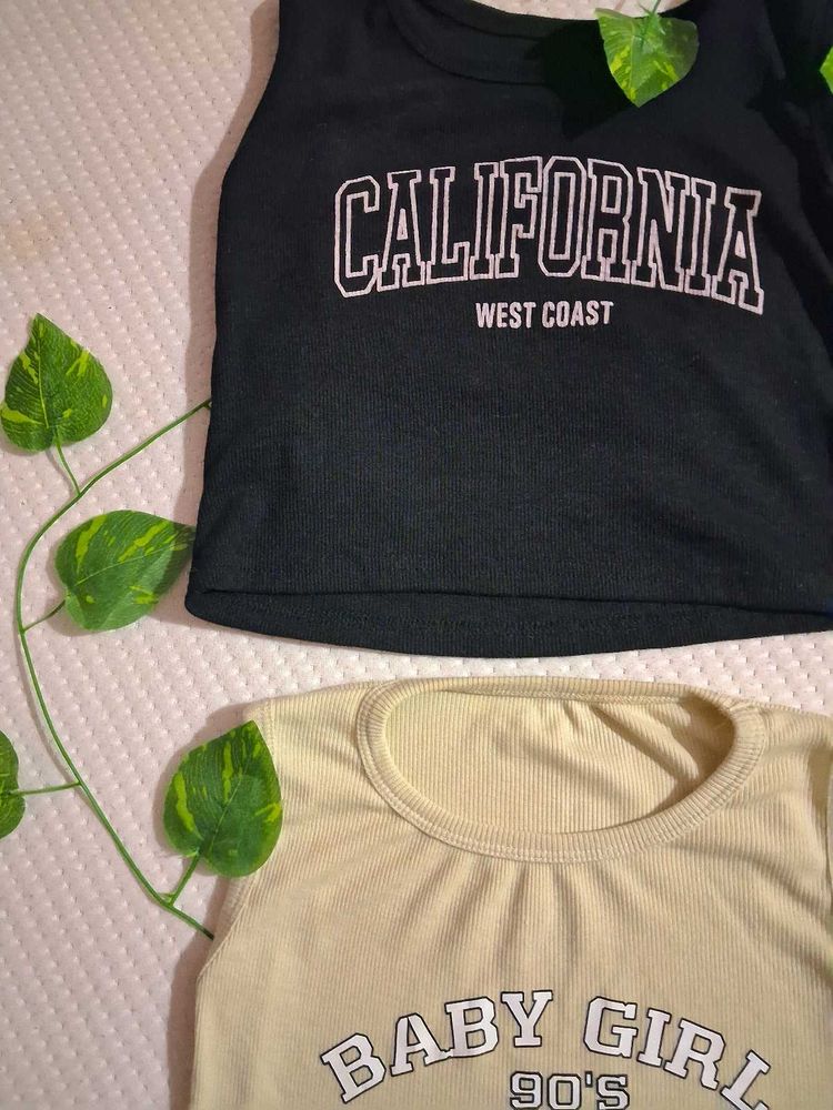 Sleeveless Ribbed Tank Tops