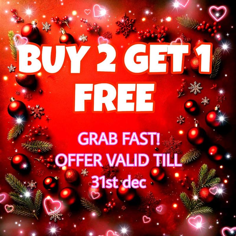 SALE OFFER! BUY 2 GET 1 FREE