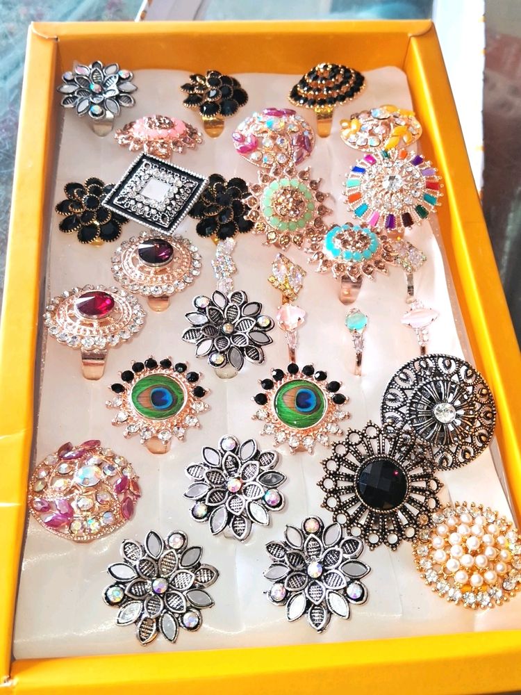 Fancy AD Diamond Rings
