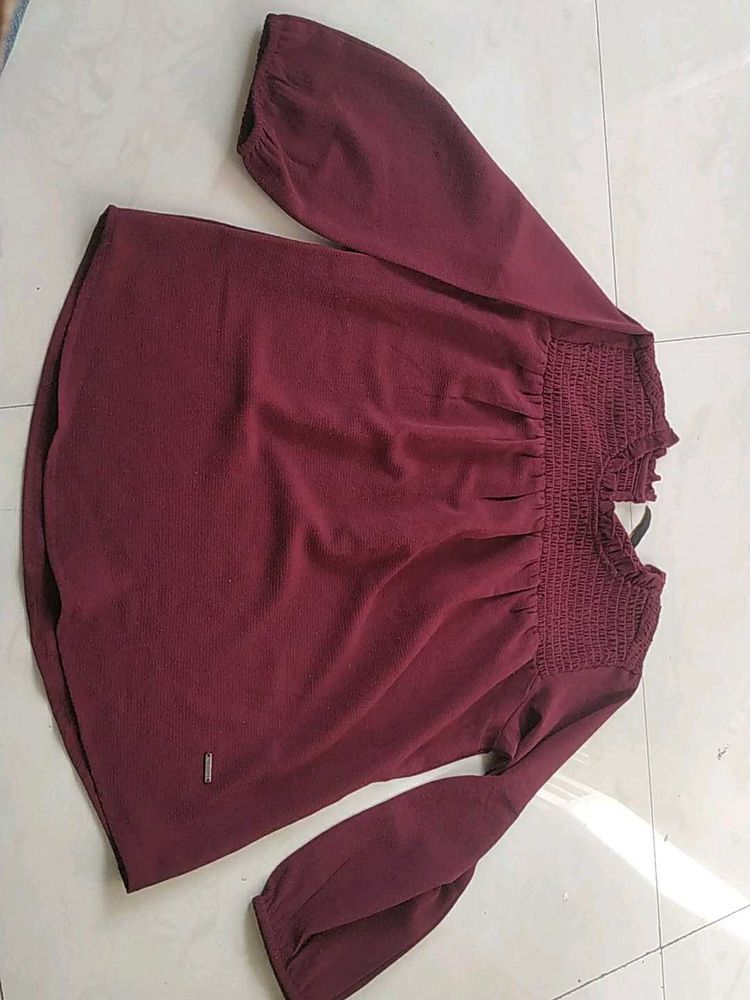 Maroon Top