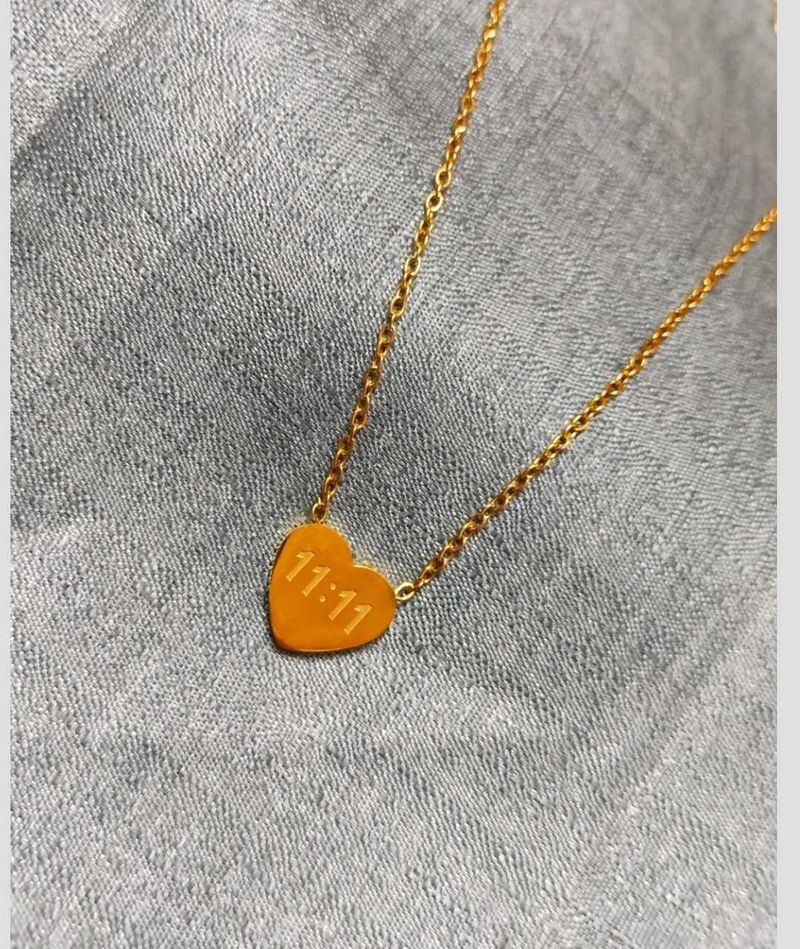 Heart 11:11 Necklace