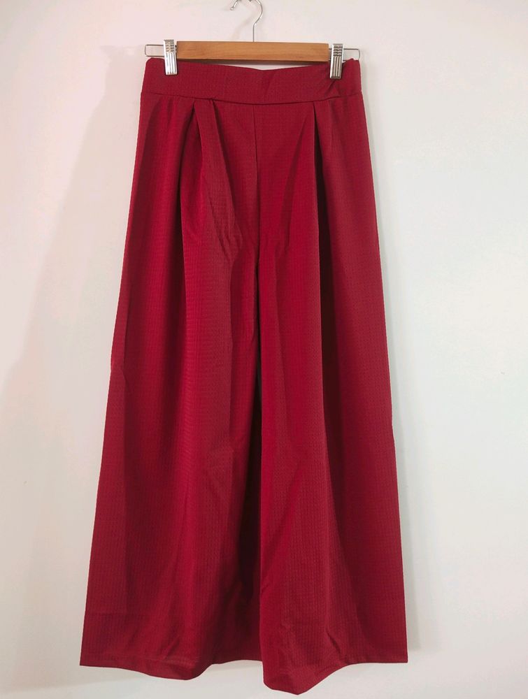Women&#39;s Red Palazzo