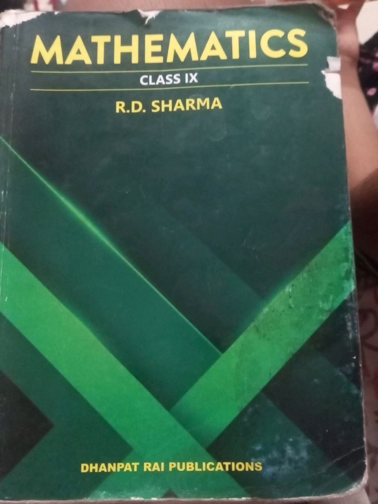 Std 9th RD SHARMA 2023 EDITION MATHS