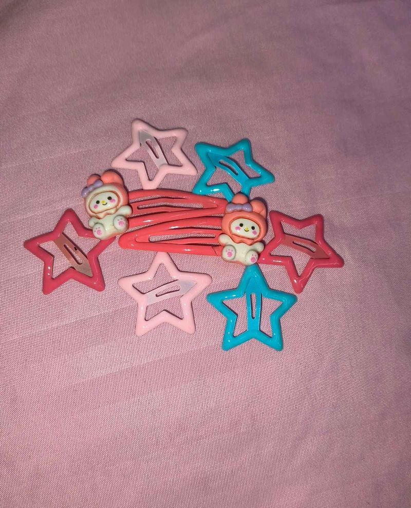 Kawaii Star Hair Clips