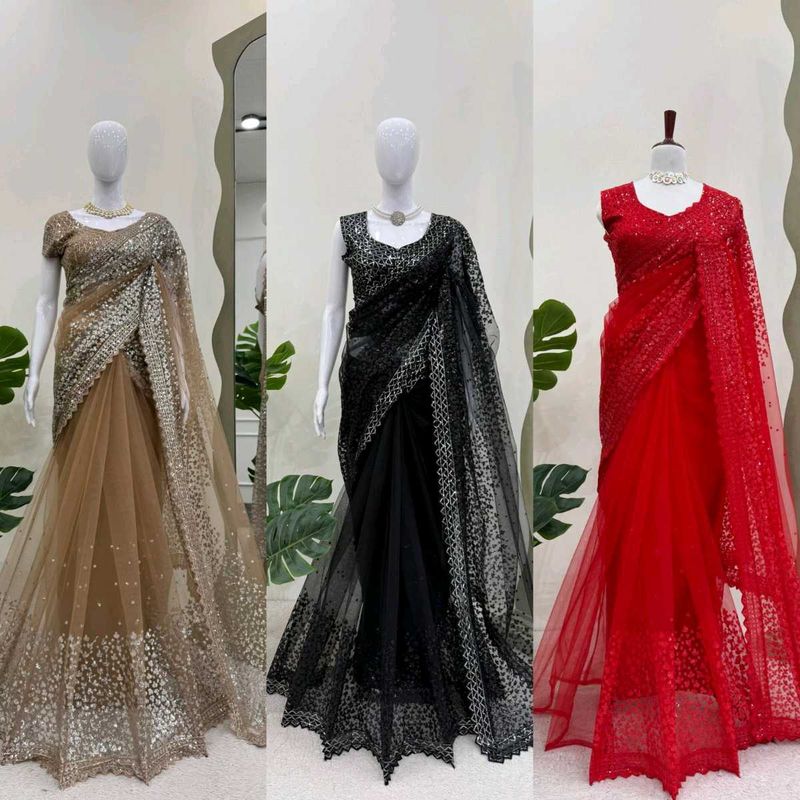 Most Demanding &amp; Beautiful Sarees in 3 Colours