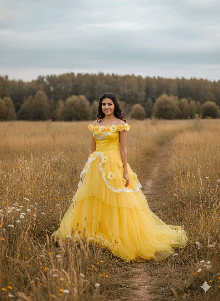 Stunning Yellow Gown