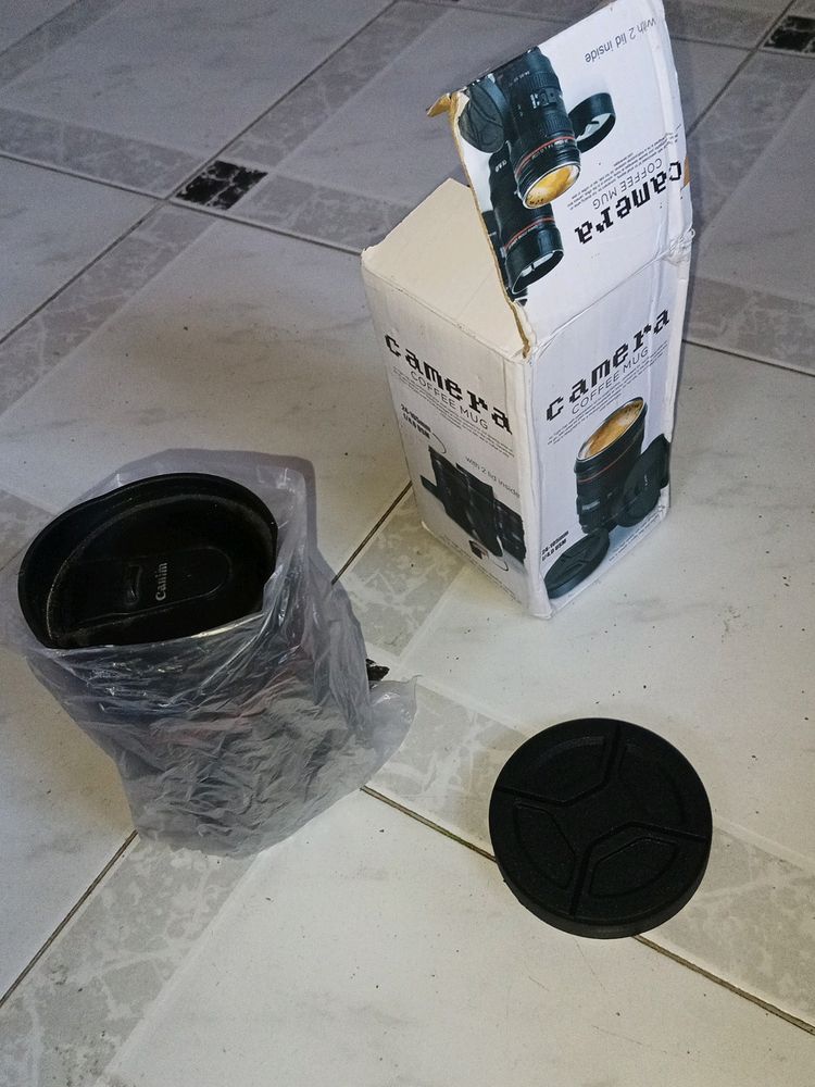 Camera lens mug