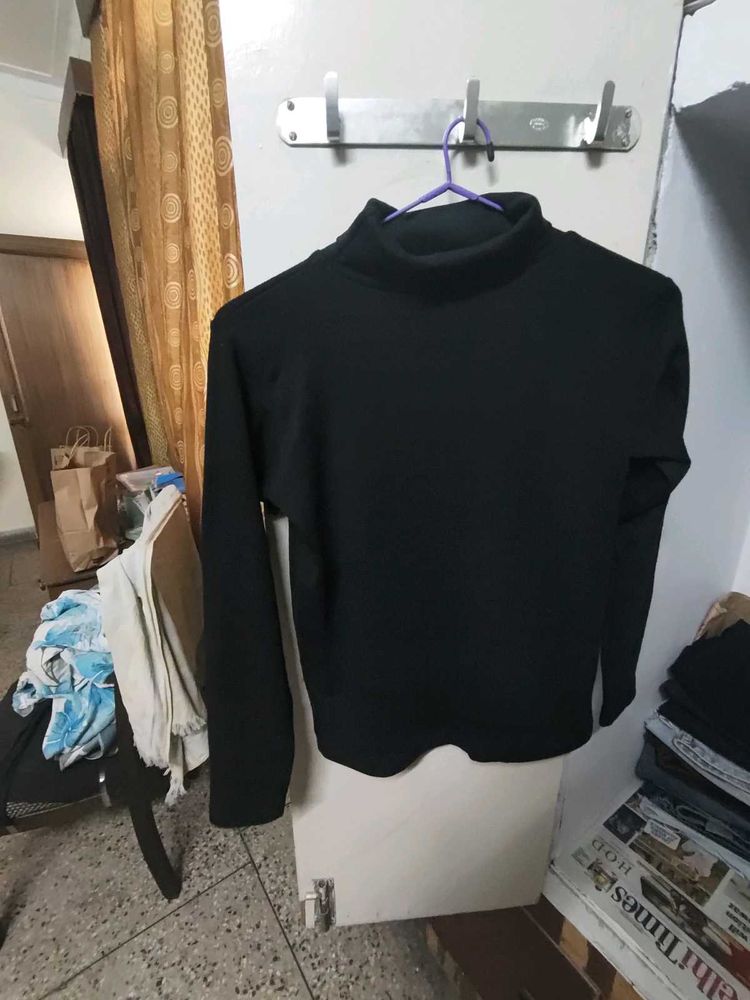 Black Turtleneck Long Sleeve