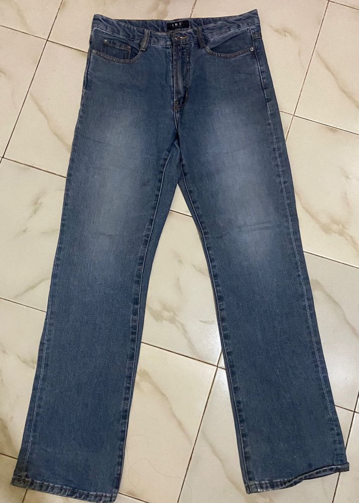 Denim Jeans Mid Waist Unisex