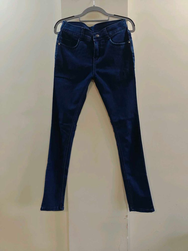Dark Blue Denim Jeans