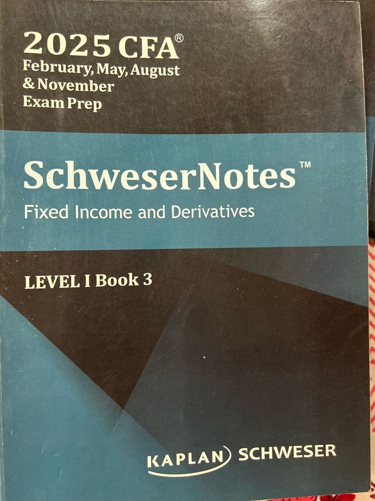 SchweserNotes CFA Level I Book 3