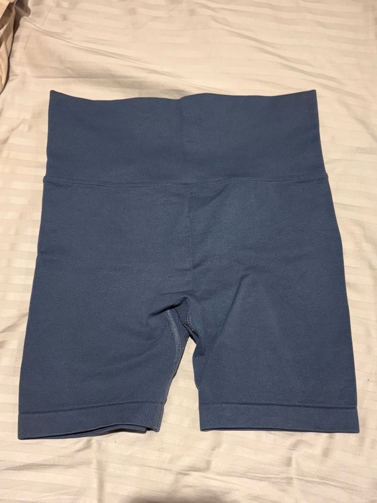 Grey Blue Gym Shorts