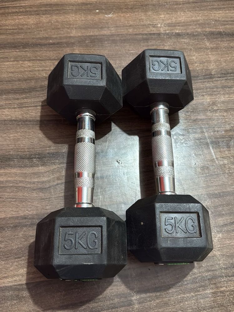 5Kg *2 Hex Dumbells