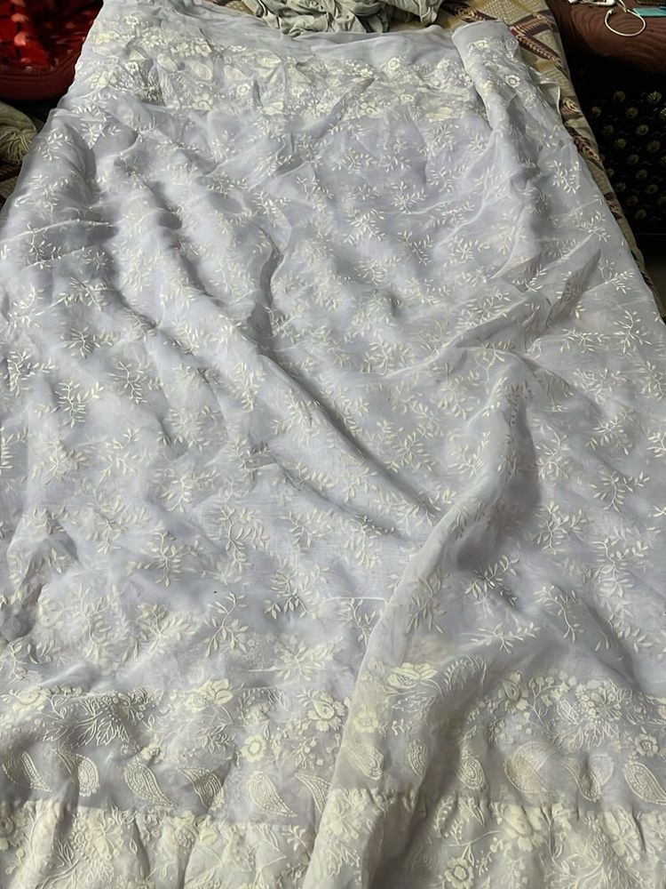 beautiful lavender saree