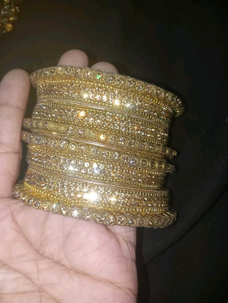 Gold Bangle Set