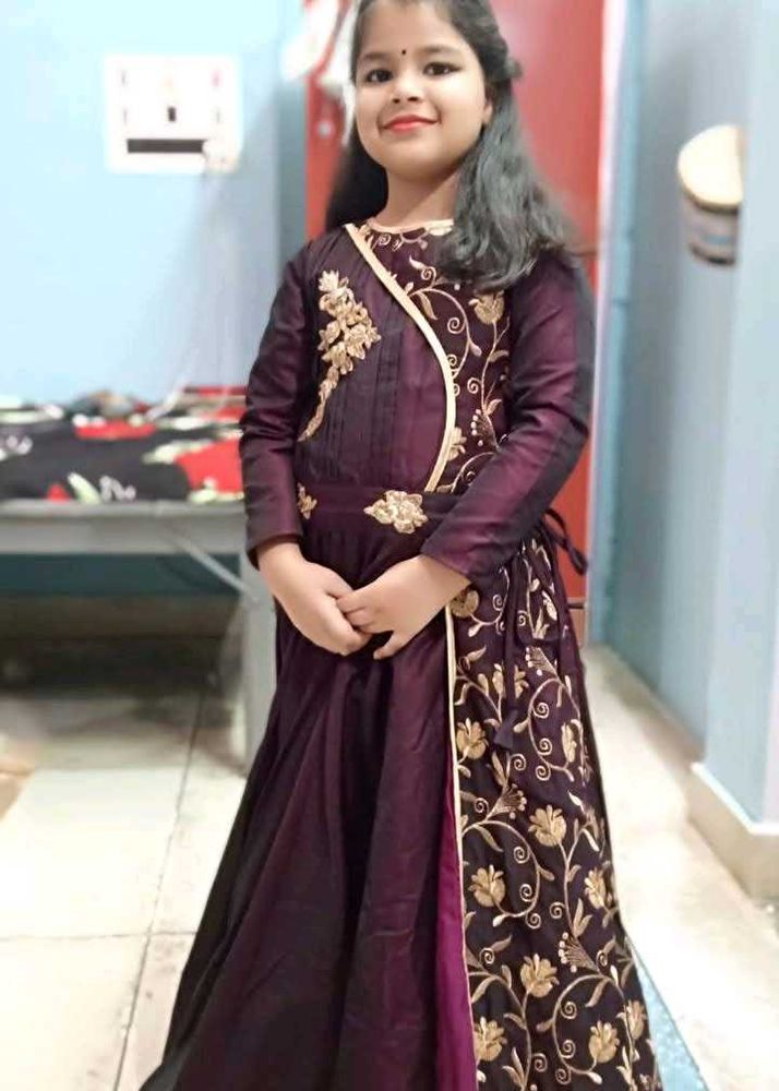 Girls&#39; Embroidered Party Dress