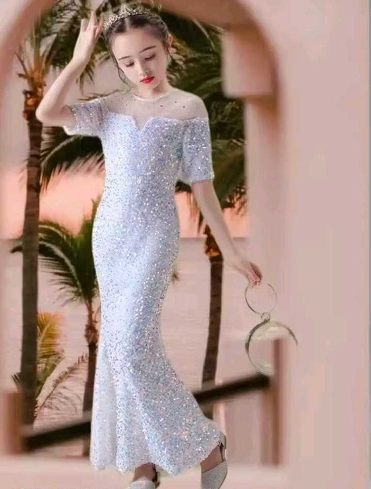 Sparkling Sequin Fishcut Gown
