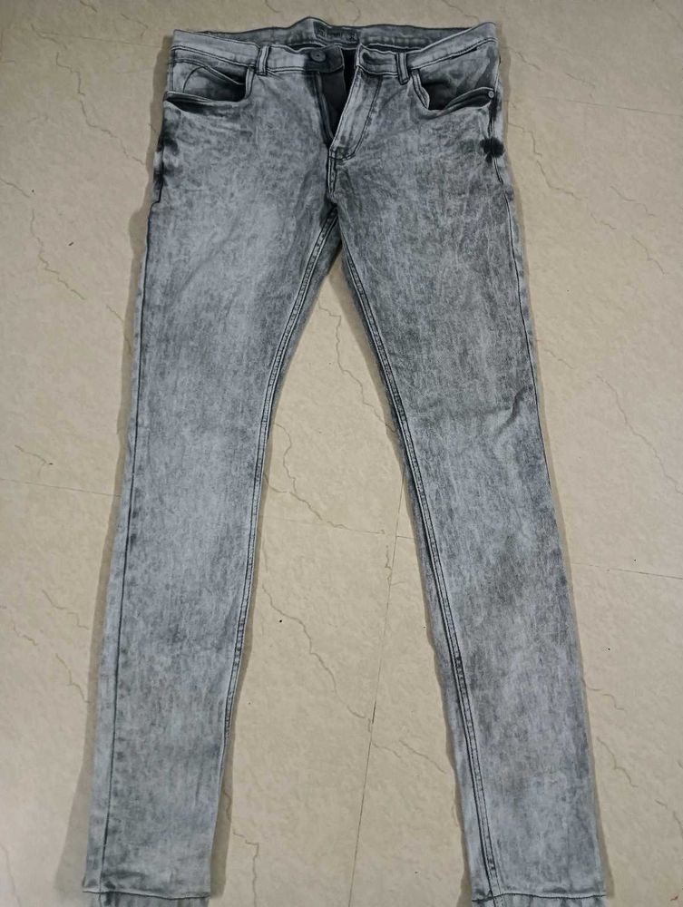 Acid Wash Denim Jeans