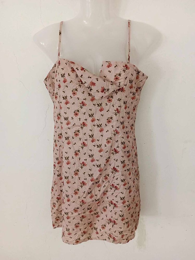 Floral Print Mini Dress