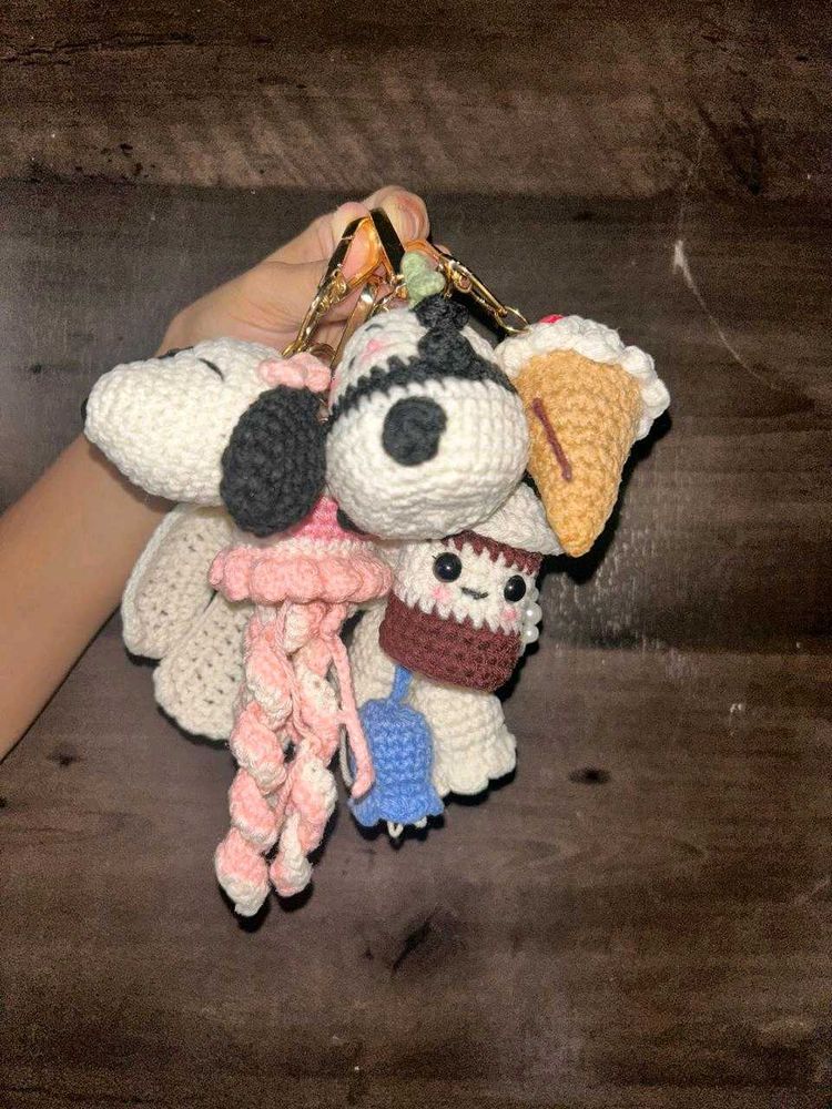 Crochet Keychains Or Bag Hanging