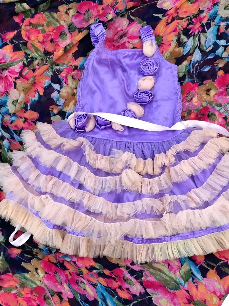 Cute Purple Tutu Dress