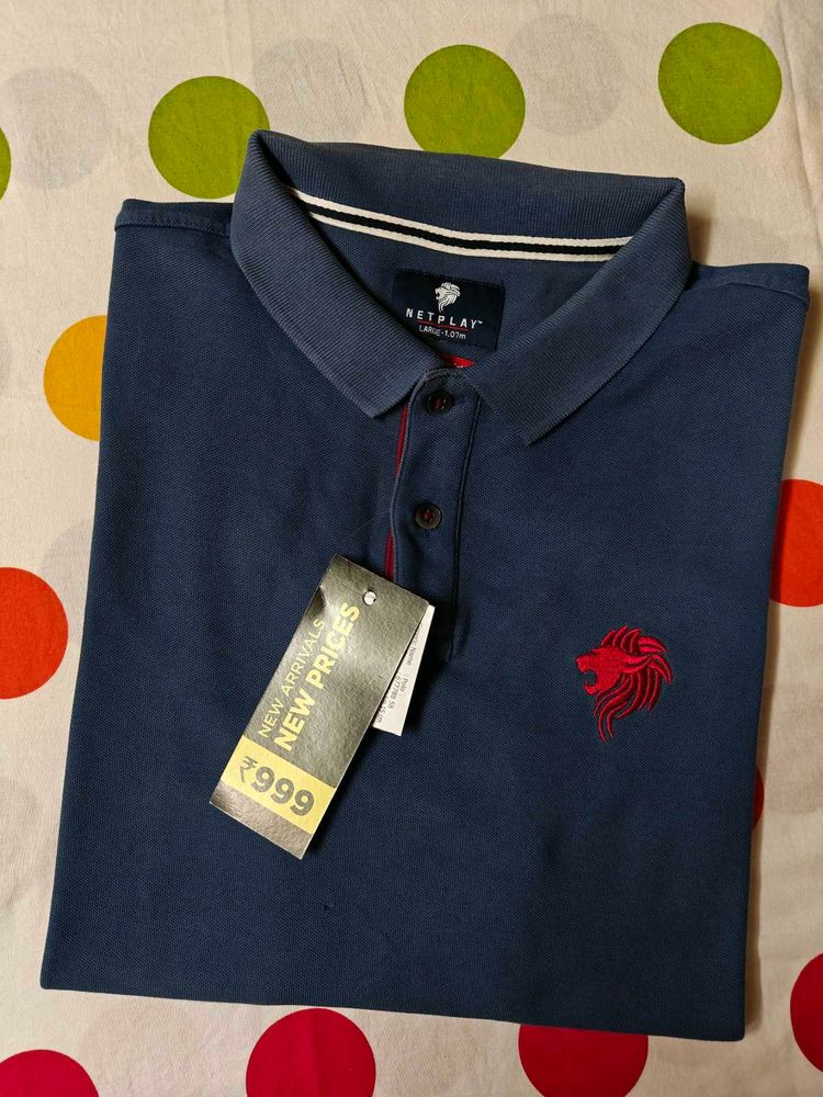 NETPLAY men&#39;s NAVY tshirt
