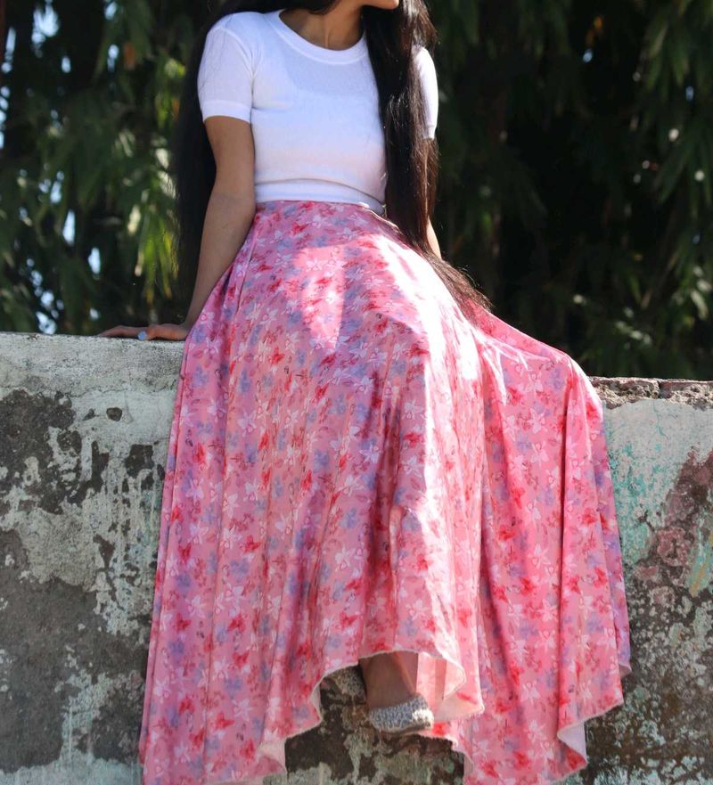Pink Long Skirt