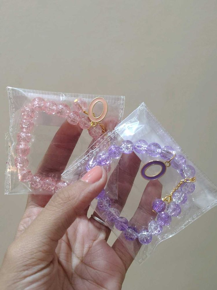 Beaded Charm Bracelets Pack Of 2